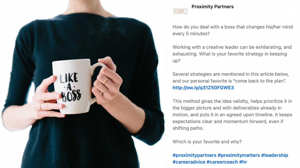 Proximity Partners Social Media Post