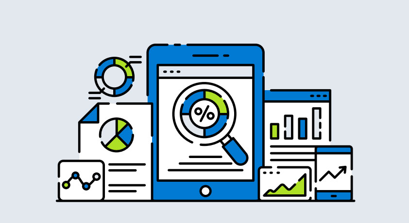 Tablets and paper that show data